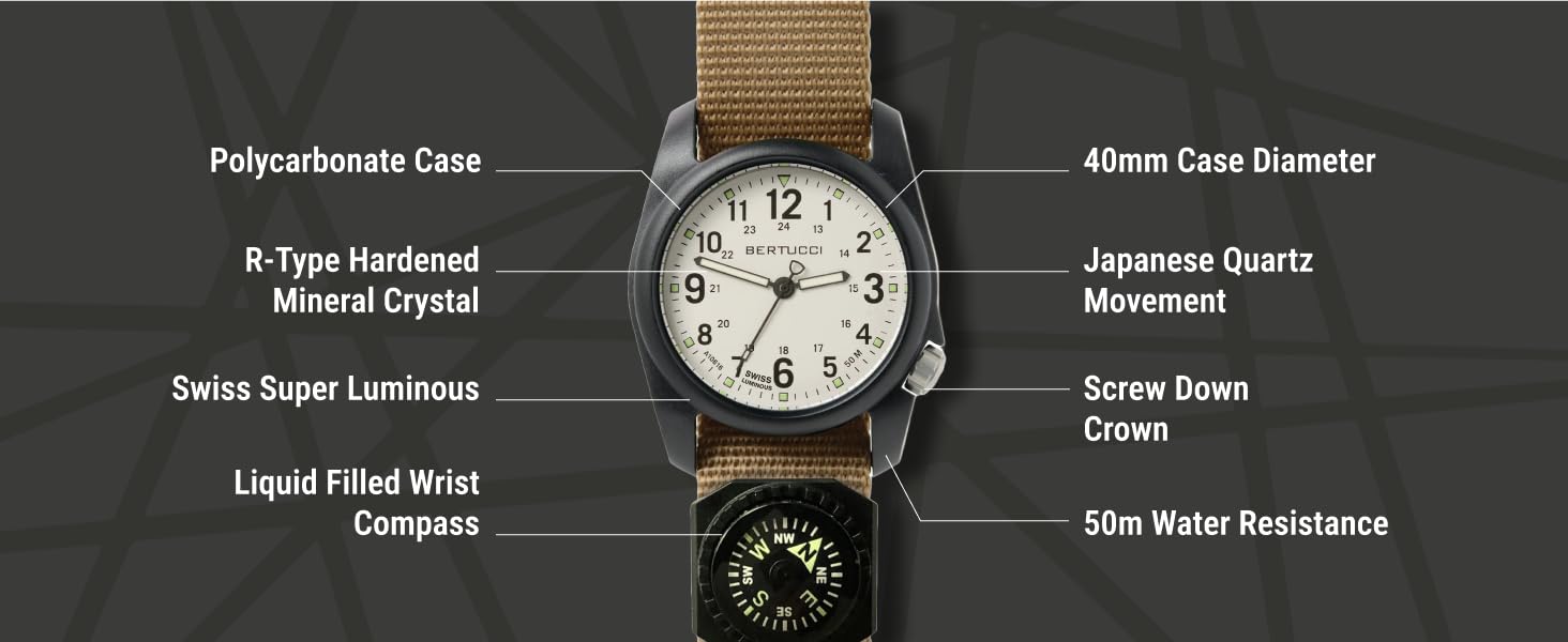 Durable Field Watch Construction