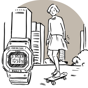 A counterpart to its “big brother” G-SHOCK