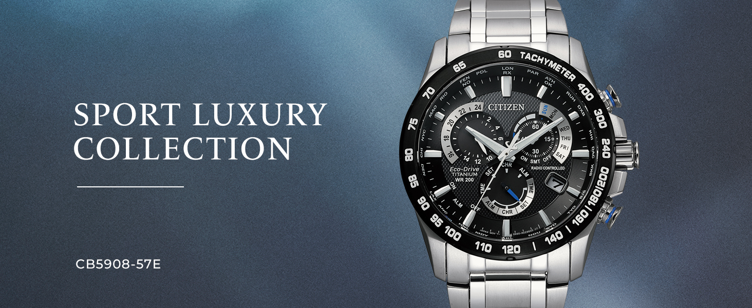 Titanium Construction, Sapphire Clarity