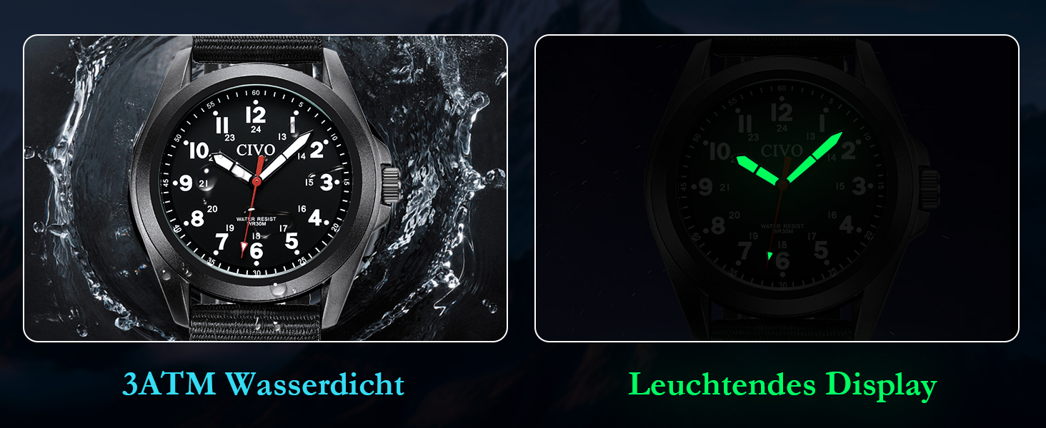 Robust 43mm Stainless Steel Case
