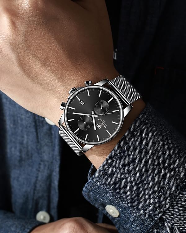Mesh Steel Watches for Men