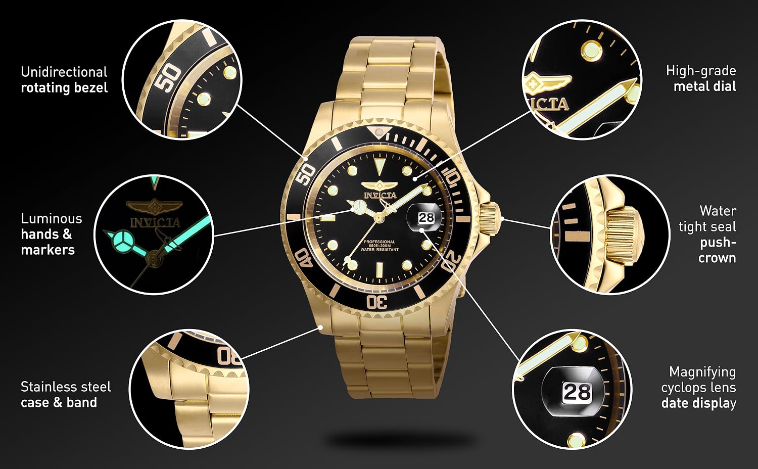 INVICTA PRO DIVER COLLECTION