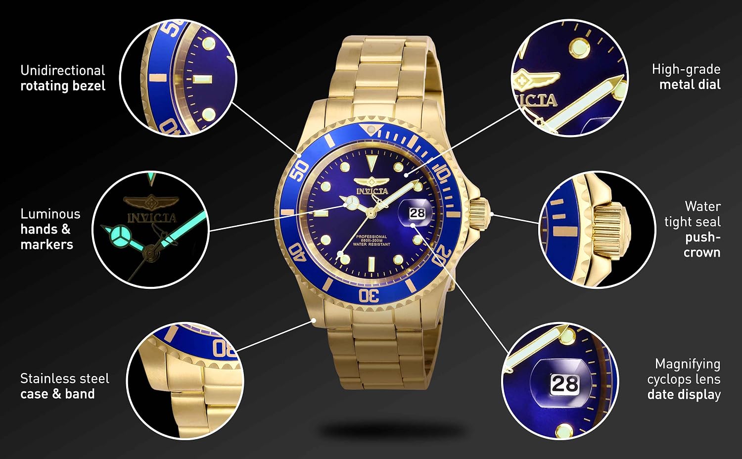 INVICTA PRO DIVER COLLECTION