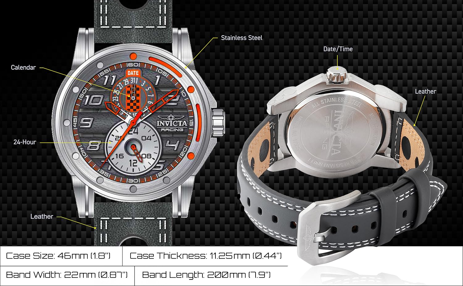 Robustes 46mm Gehäuse