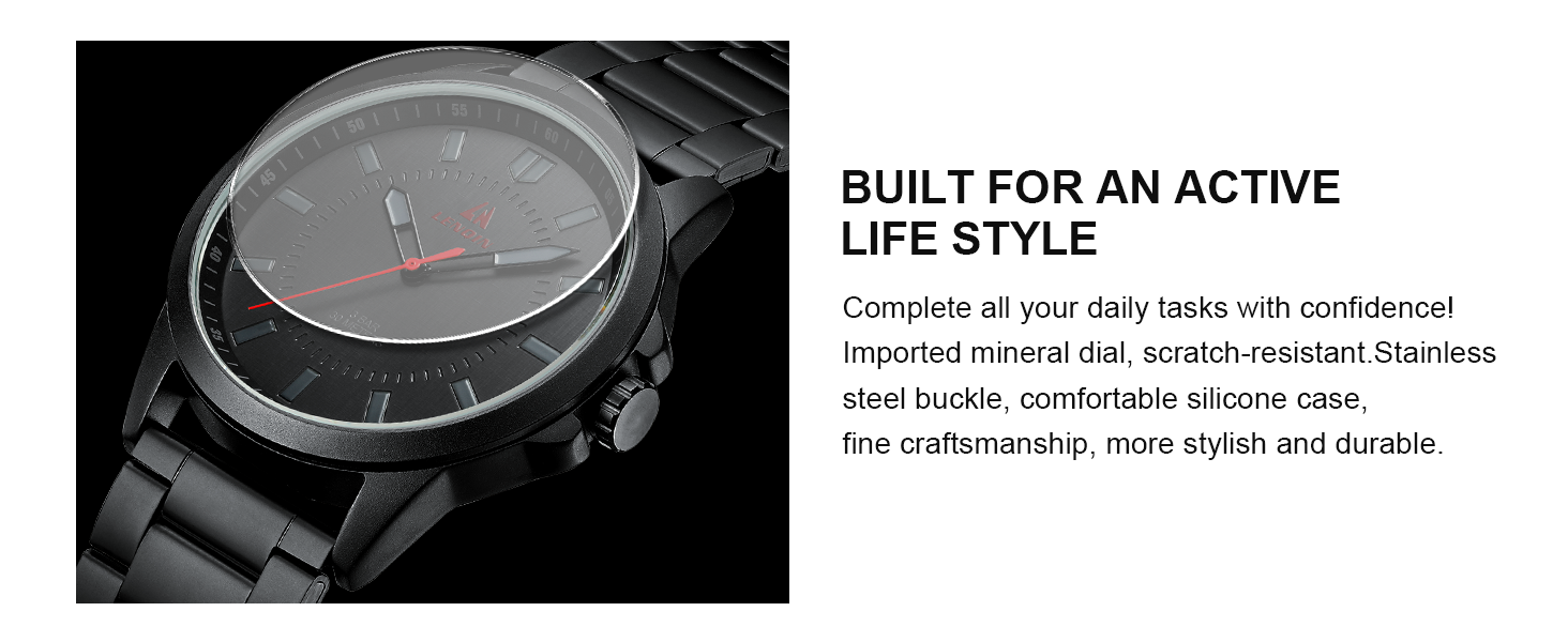 Robust Stainless Steel Case