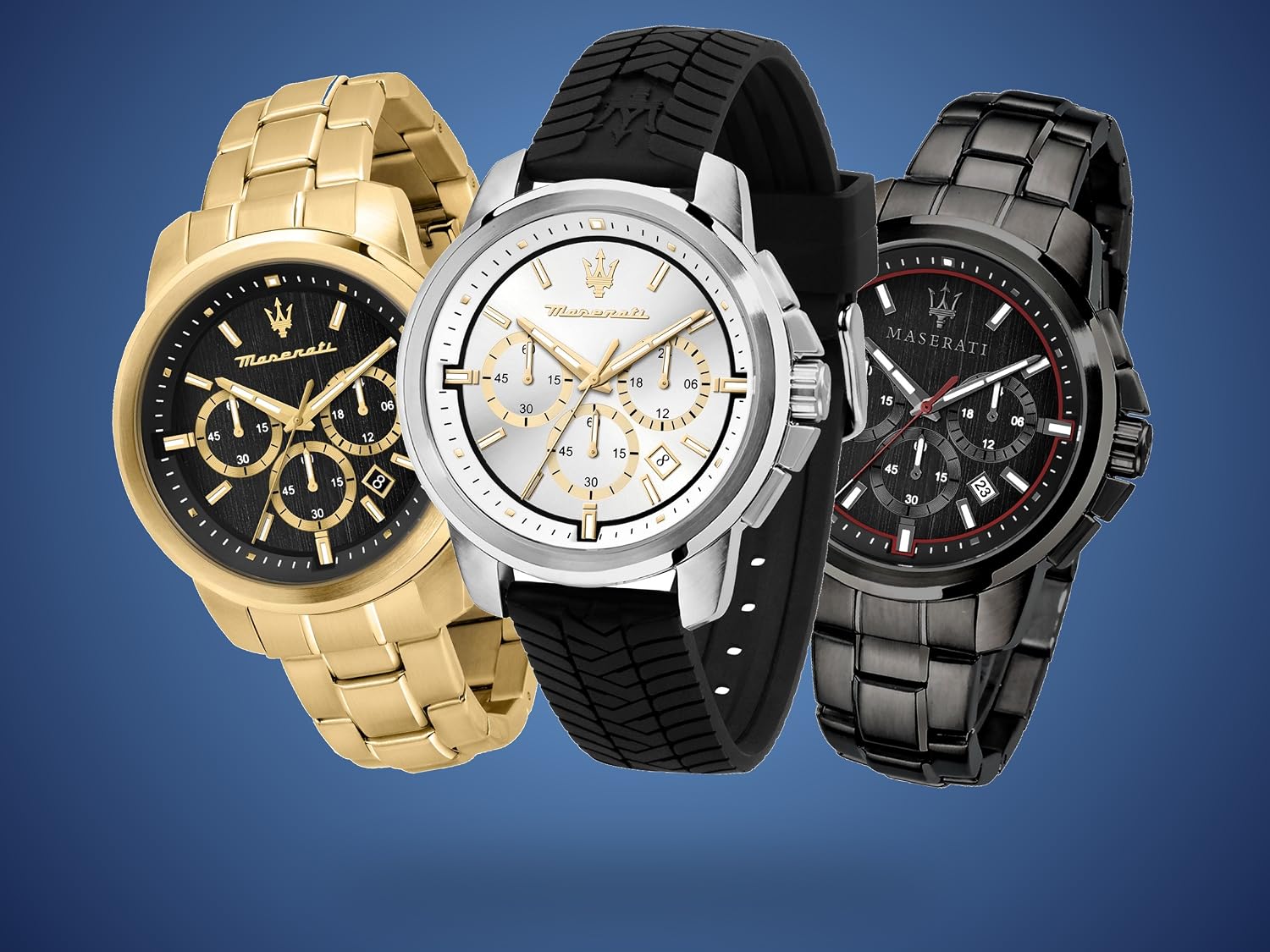Take your style to the next level with the Maserati Successo Chronograph Watch