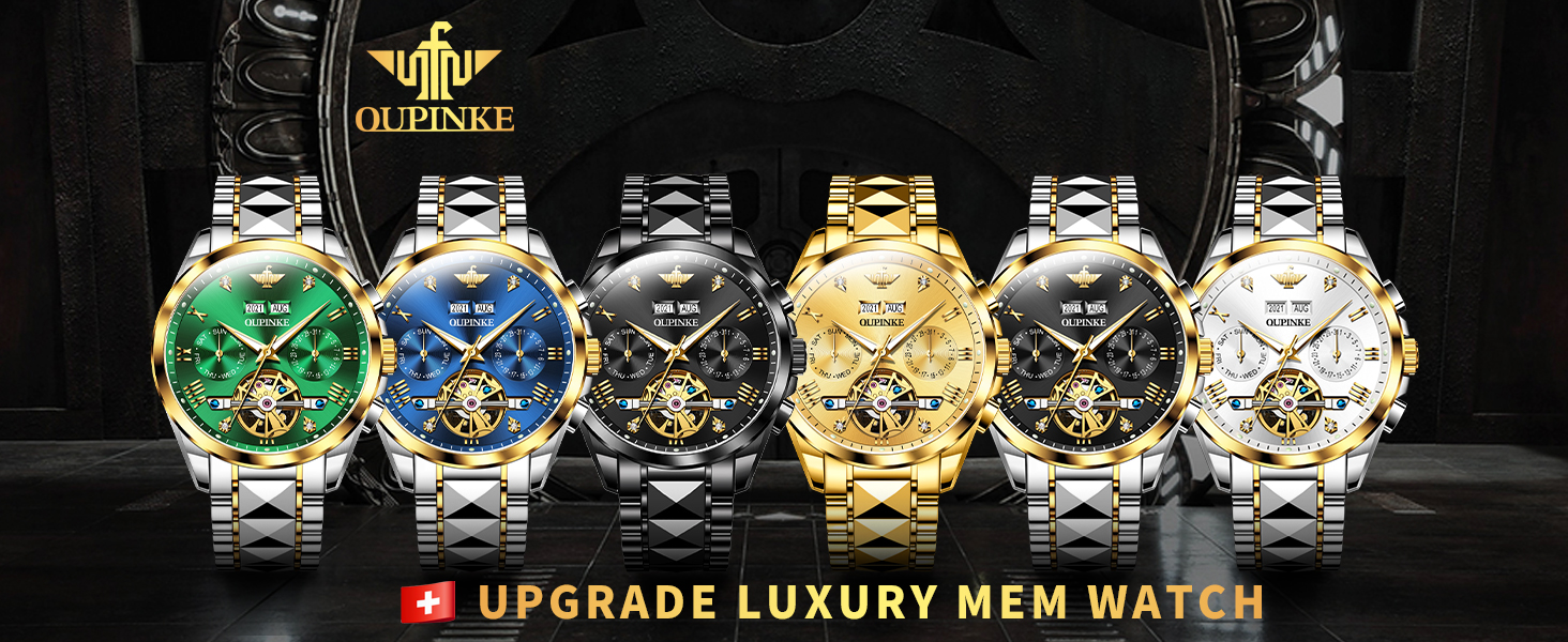 The Latest Six Luxury Men Automatic Mechanical Watches Debut!