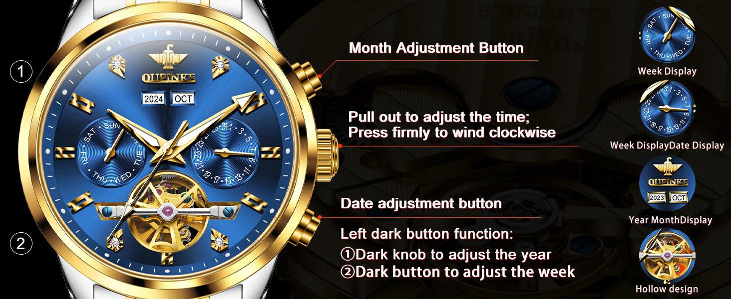Watch Functions-Multifunction Watches for Men