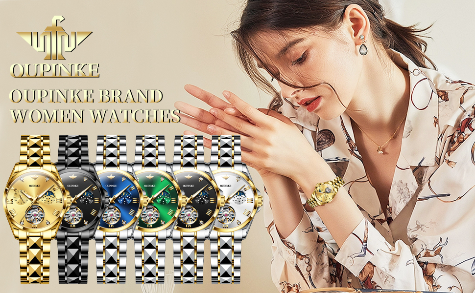 OUPINKE Automatic Watches for Women