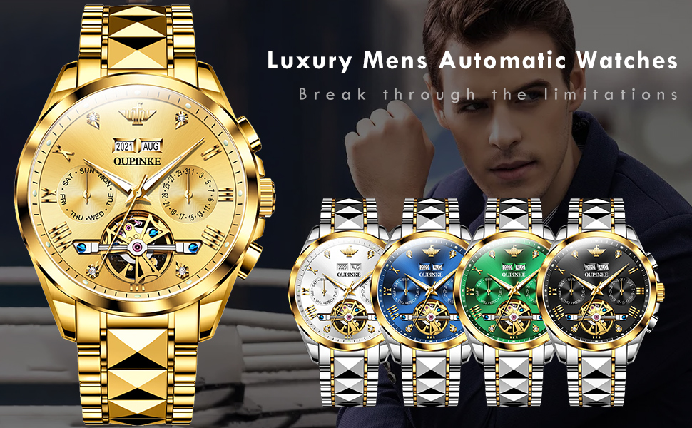 OUPINKE Automatic Watches for Men