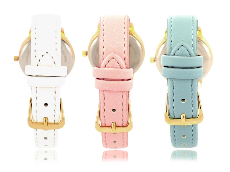 Faux leather strap