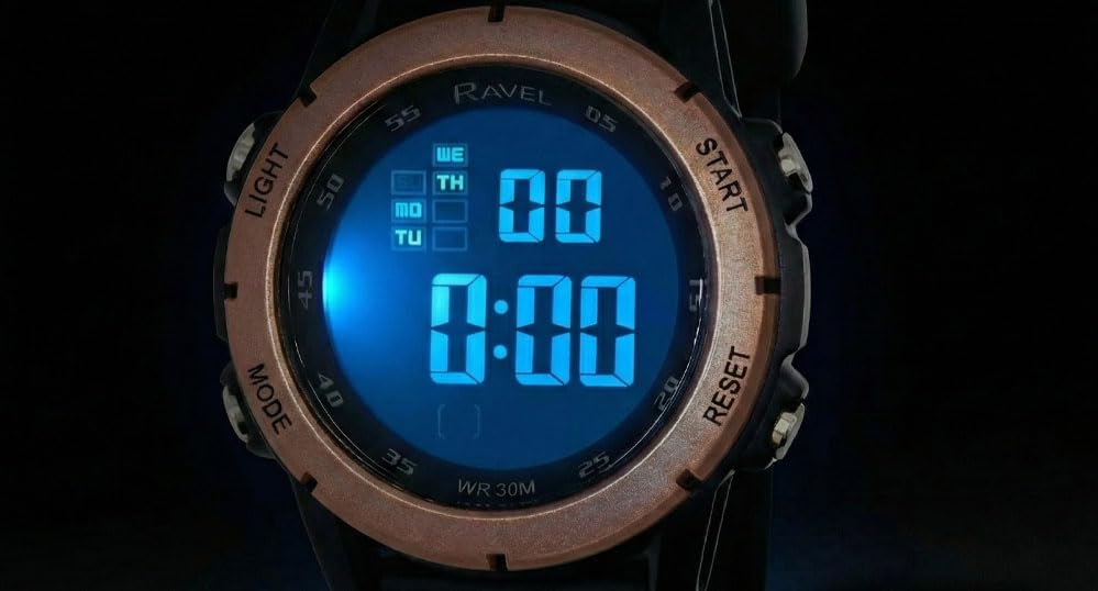 Ravel Multi-Function Digital Watch