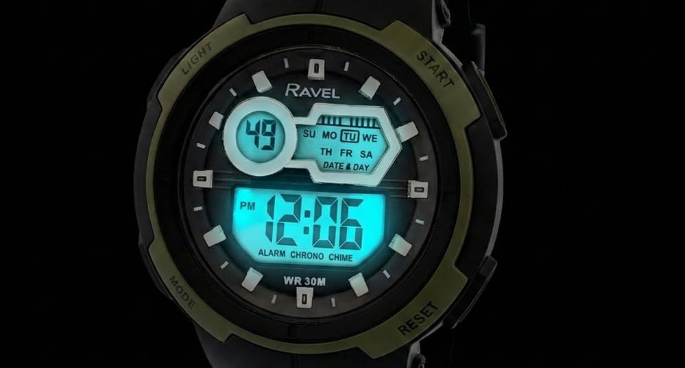 Ravel Multi-Function Digital Watch