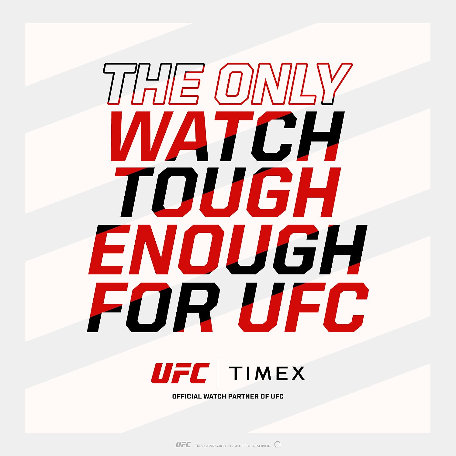 TIMEX X UFC BRAND MESSAGE