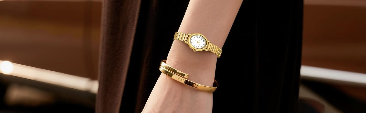 TWOPTION Gold Watches for Women